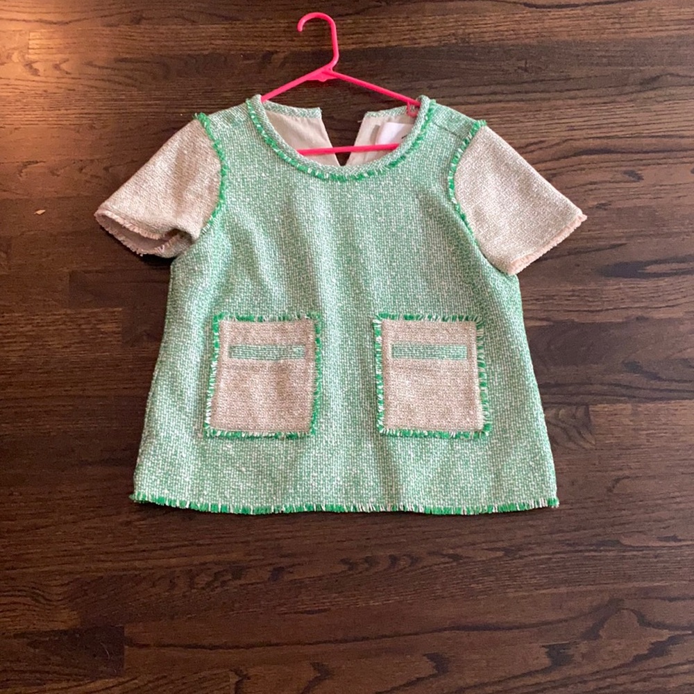 Jcrew tweed top size 8